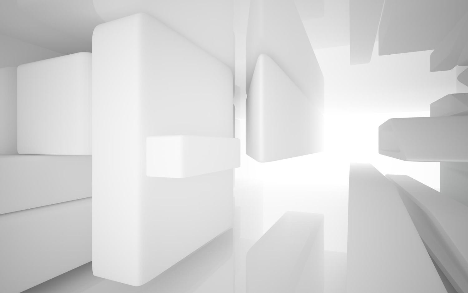 A image of a concrete sphere, balanced between two other larger spheres